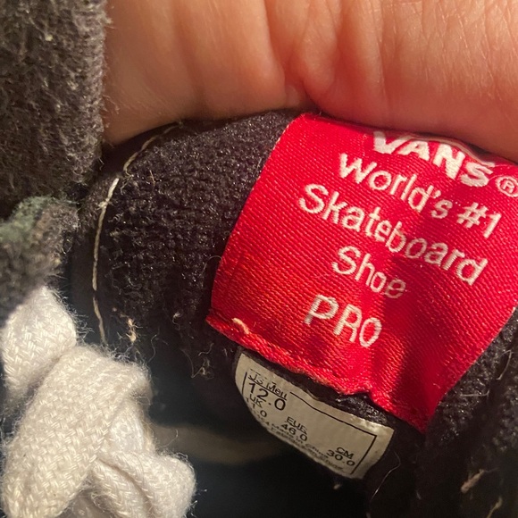 Vans Old Skool Black and White Low-Top Sneakers ❤️ SZ 12 - Picture 8 of 9